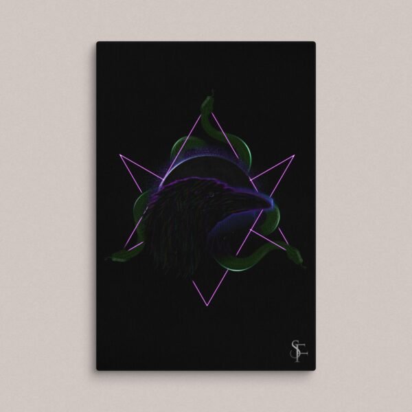 Black Moon Giclee Canvas Print