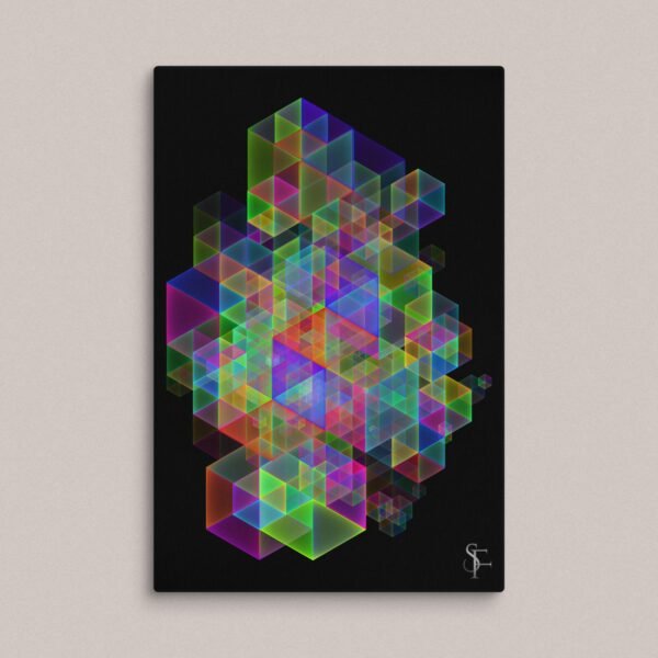 Cubellate Giclee Canvas Print