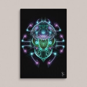 Jeweled Cicada Canvas