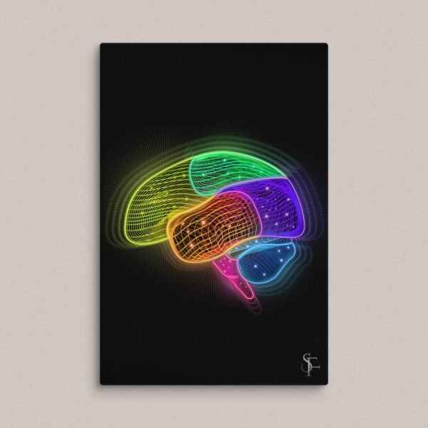 Brain Chakra Giclee Canvas Print