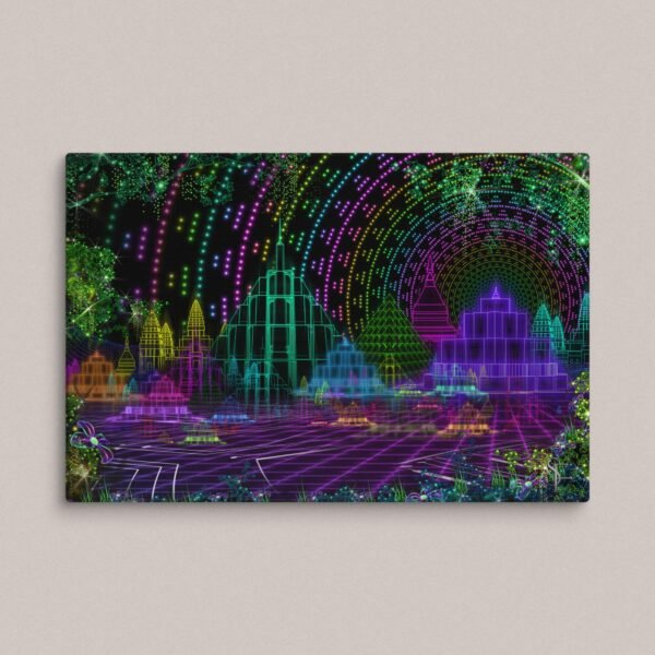 Templescape Giclee Canvas Print