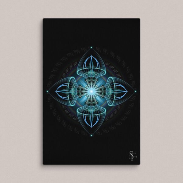 Crystal Vajra Giclee Canvas Print
