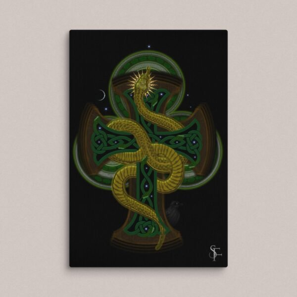 Serpent Energy Giclee Canvas Print