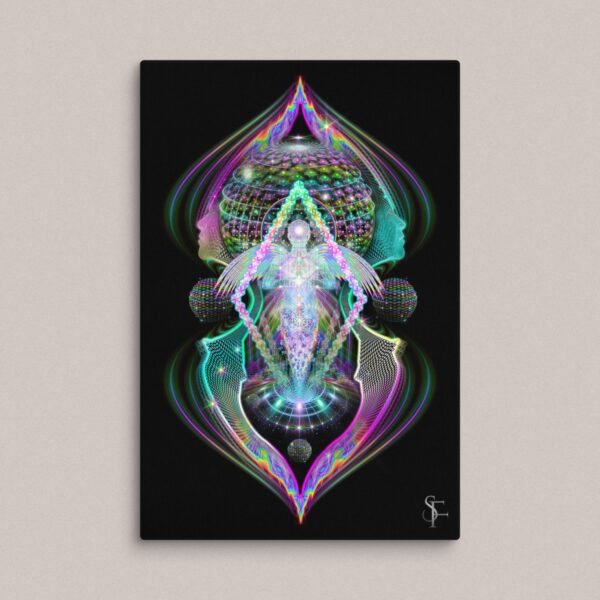 Crystal Matrix Giclee Canvas Print