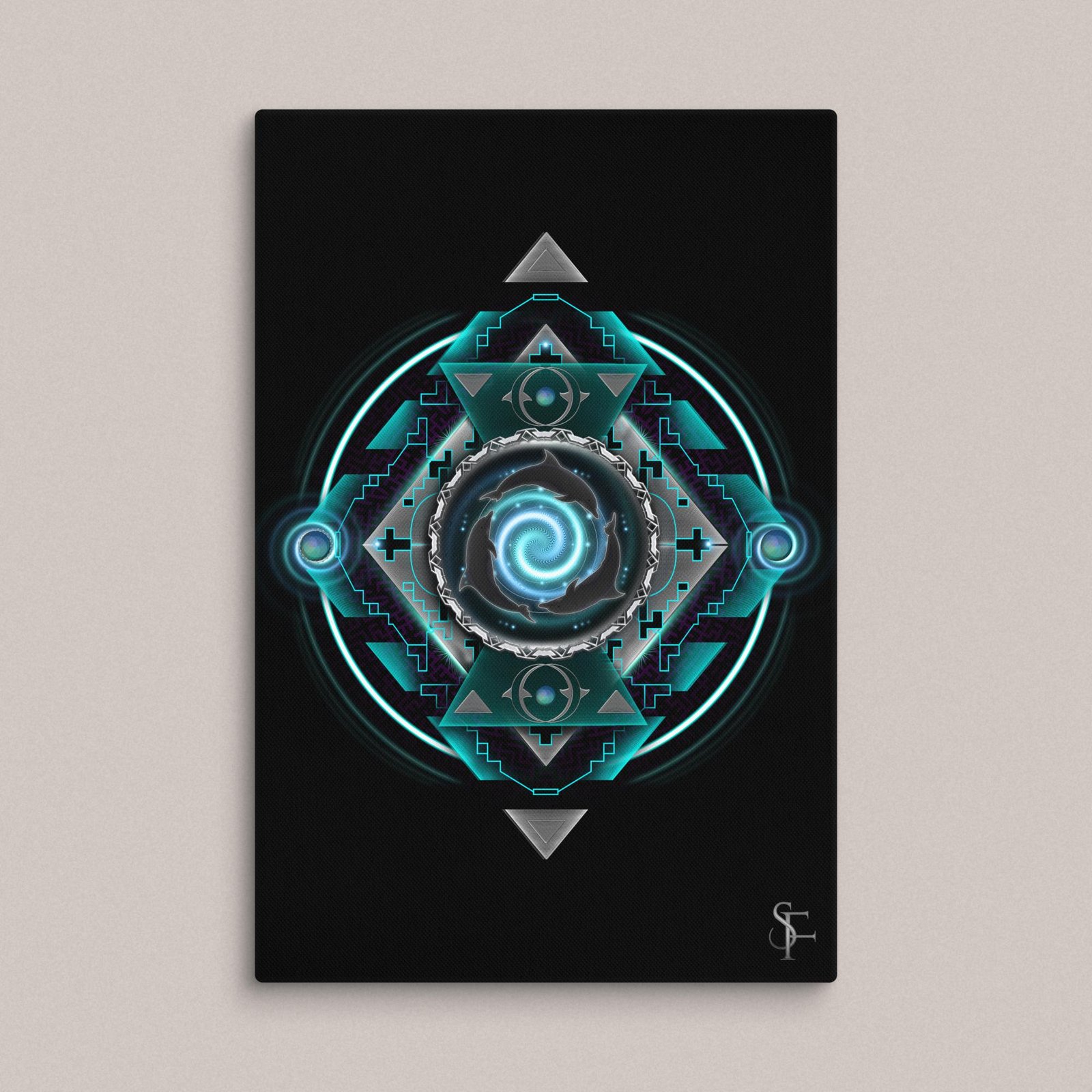 Atlantean Gate Giclee Canvas Print