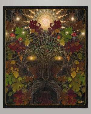 Autumn Spirit | Psychedelic Visionary Art Tapestry