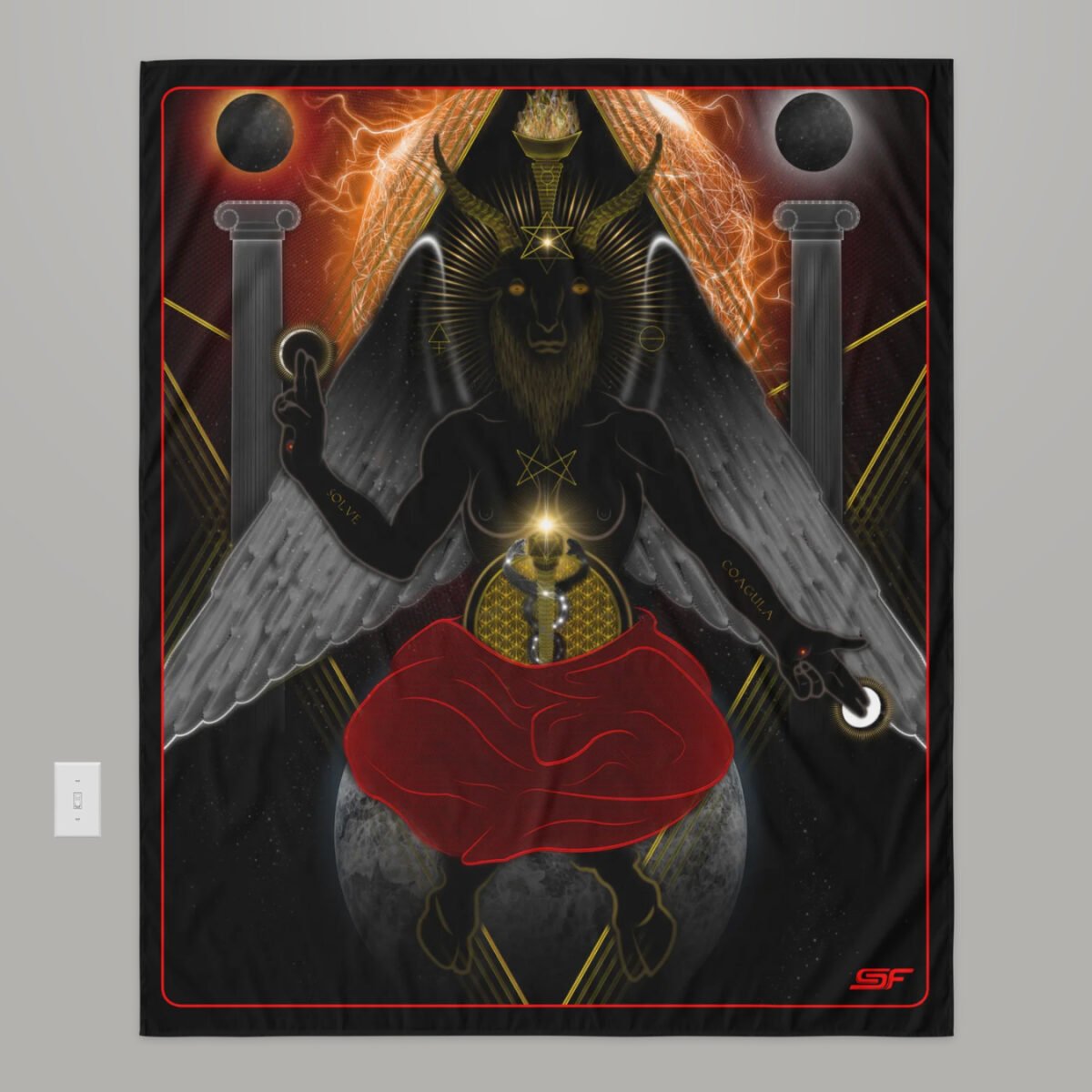 Baphomet | Psychedelic Visionary Art Tapestry