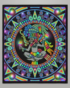 Mycoatl | Psychedelic Visionary Art Tapestry