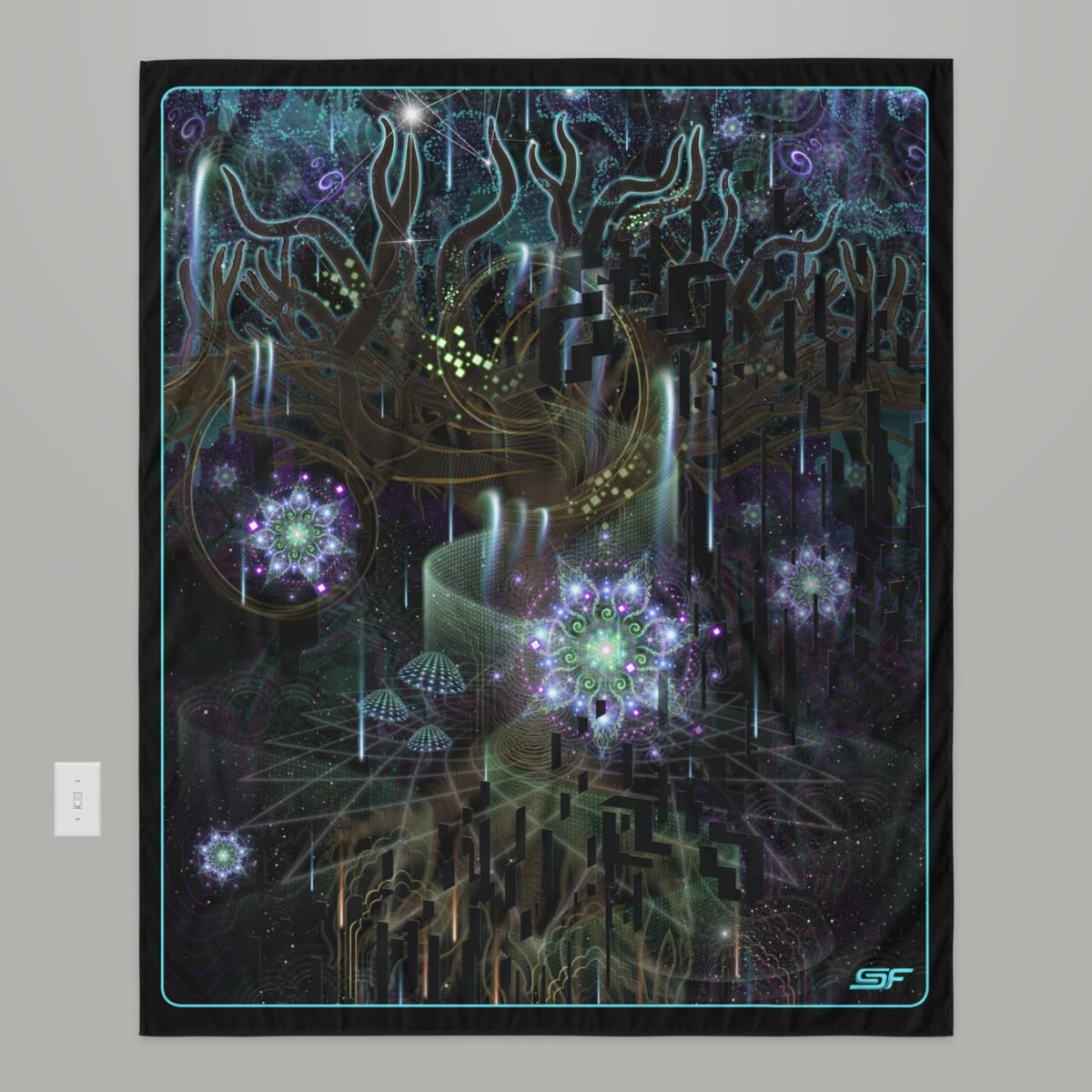 Cosmic Tree | Psychedelic Visionary Art Tapestry
