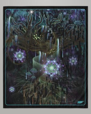 Cosmic Tree | Psychedelic Visionary Art Tapestry