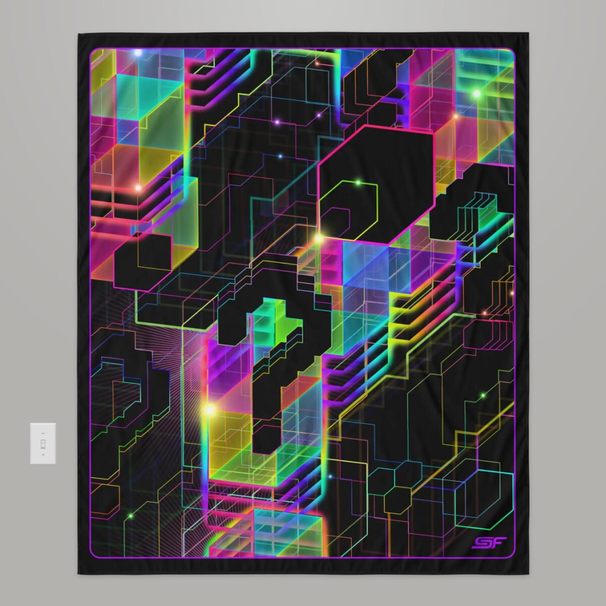 Question Everything | Psychedelic Visionary Art Tapestry
