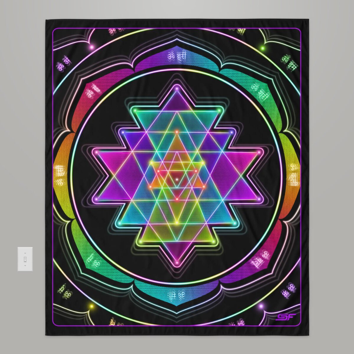 Sri Yantra | Psychedelic Visionary Art Tapestry