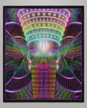 Enki | Psychedelic Visionary Art Tapestry
