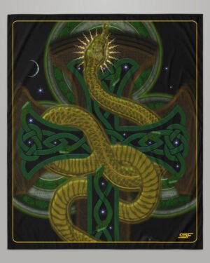 Serpent Crawl | Psychedelic Visionary Art Tapestry