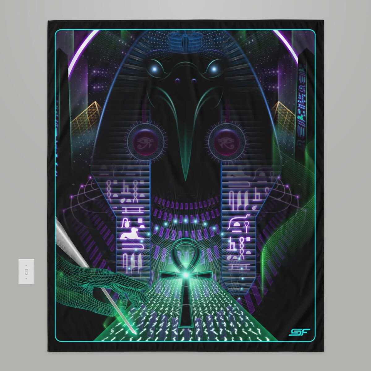 Thoth | Psychedelic Visionary Art Tapestry