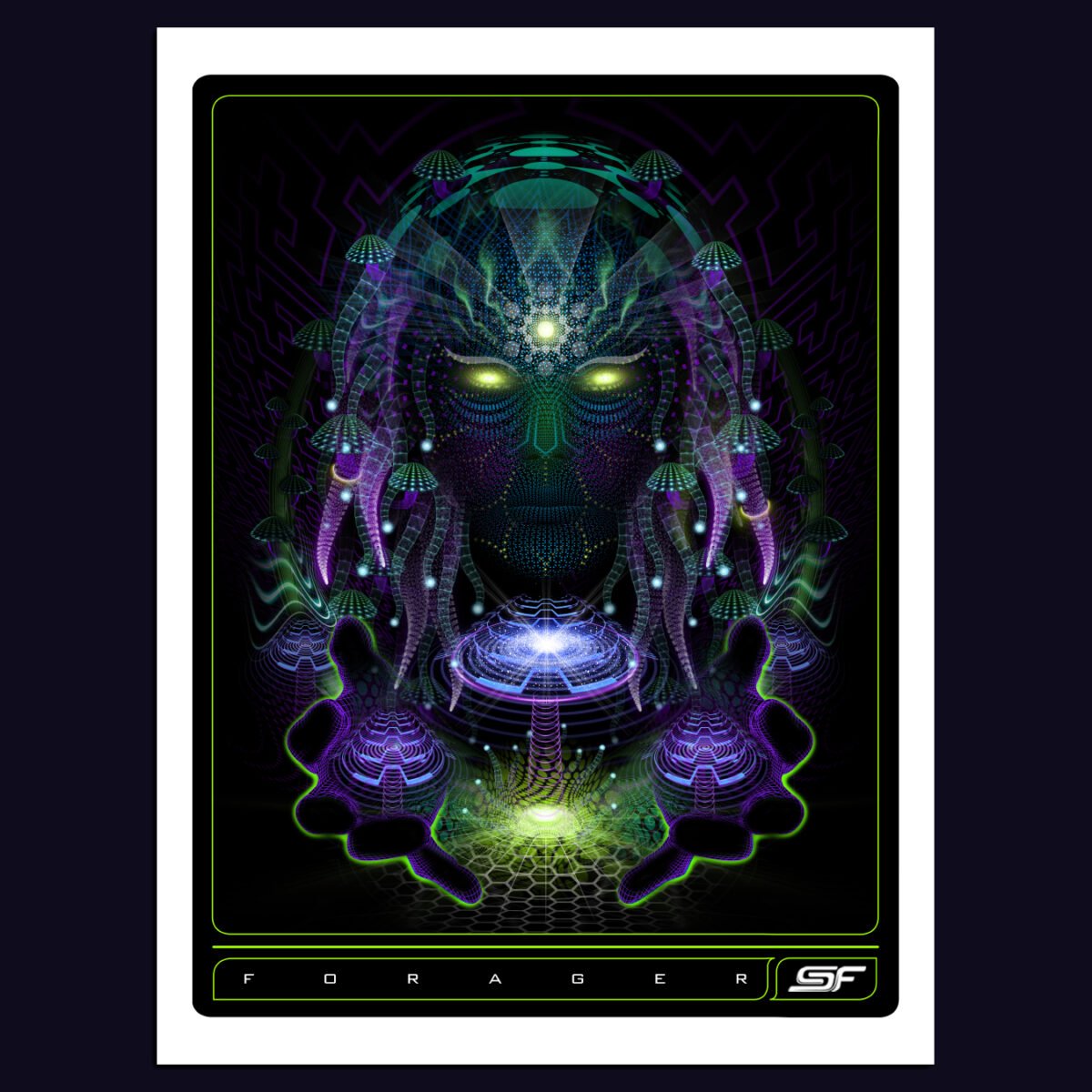 Forager | Psychedelic Visionary Art Print
