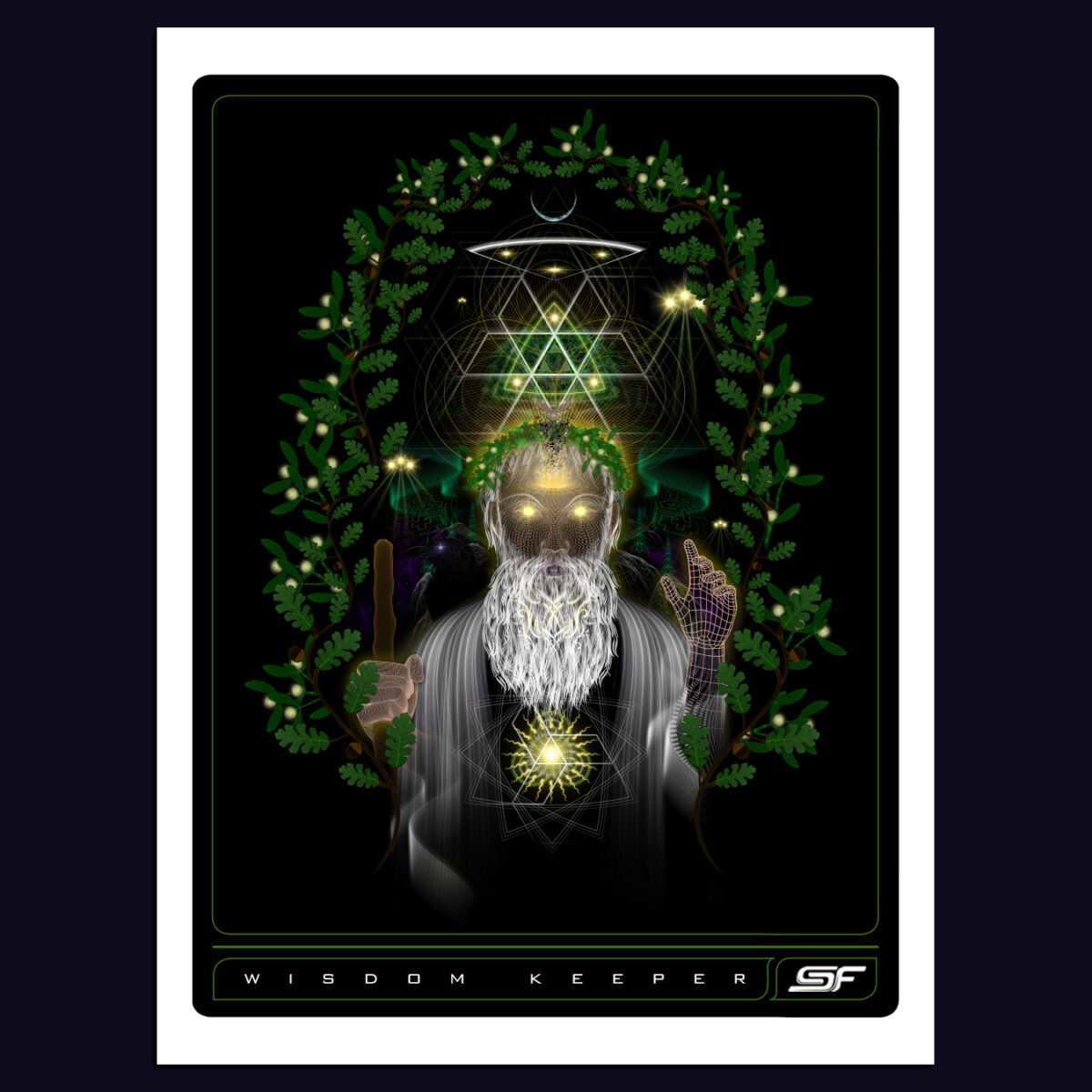 Wisdom Keeper | Psychedelic Visionary Art Print