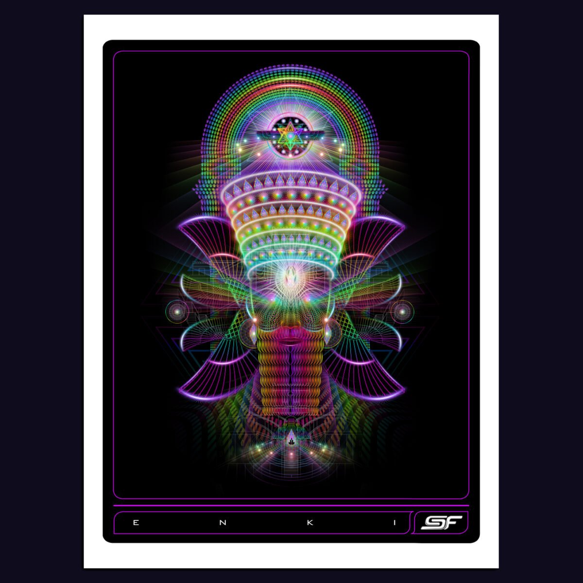 Enki | Psychedelic Visionary Art Print