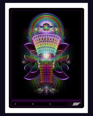 Enki | Psychedelic Visionary Art Print