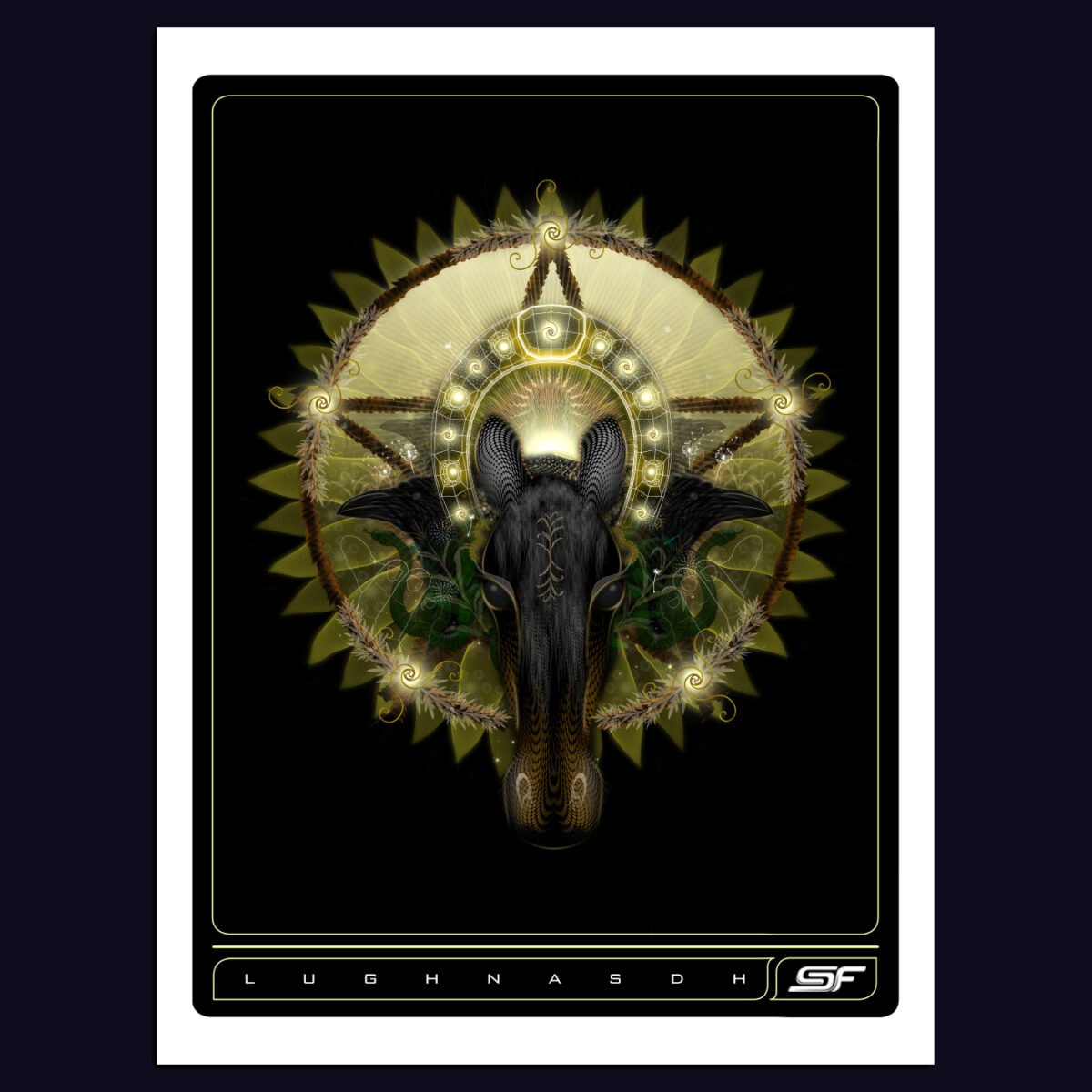 Lughnasdh | Psychedelic Visionary Art Print