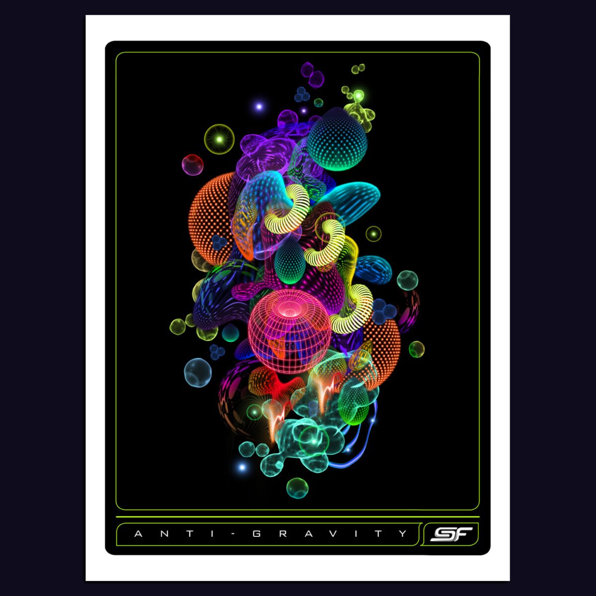 Anti-Gravity | Psychedelic Visionary Art Print