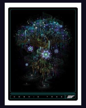 Cosmic Tree | Psychedelic Visionary Art Print