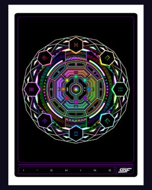I-Ching | Psychedelic Visionary Art Print