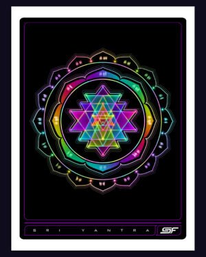 Sri Yantra | Psychedelic Visionary Art Print
