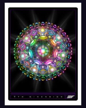 7th Dimension | Psychedelic Visionary Art Print
