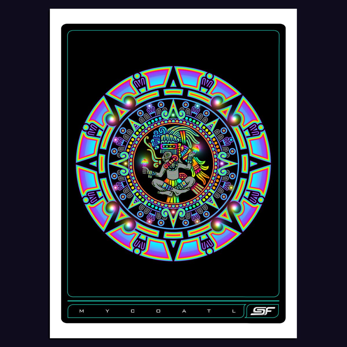 Mycoatl | Psychedelic Visionary Art Print