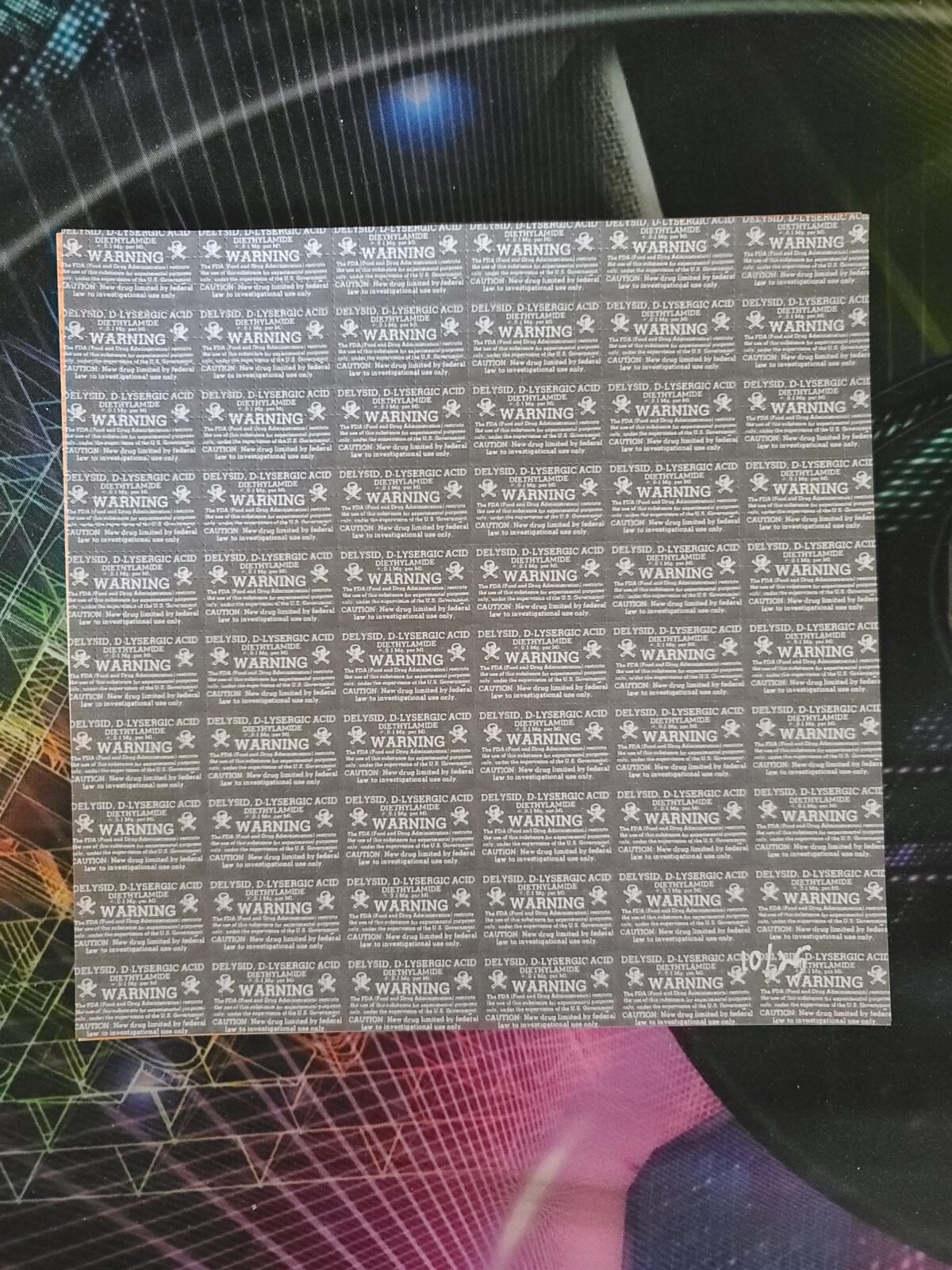 FDA Poison (Infrared) | Blotter Psychedelic Street Art