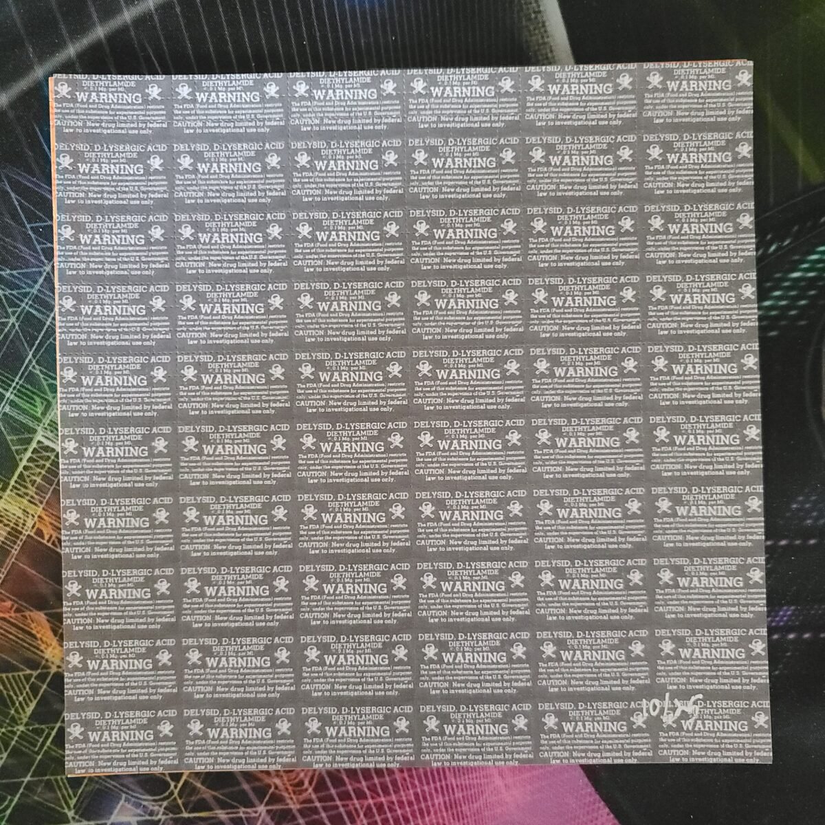 FDA Poison (Infrared) | Blotter Psychedelic Street Art