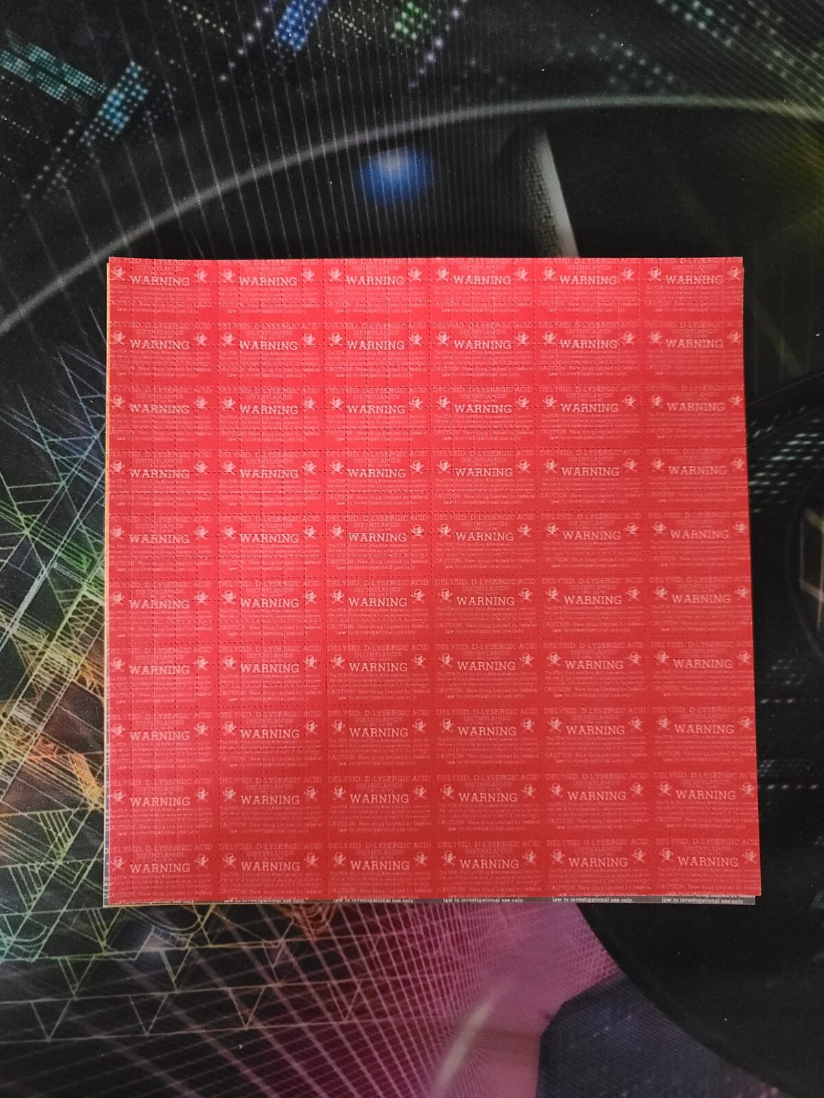 FDA Poison (Red) | Blotter Psychedelic Street Art