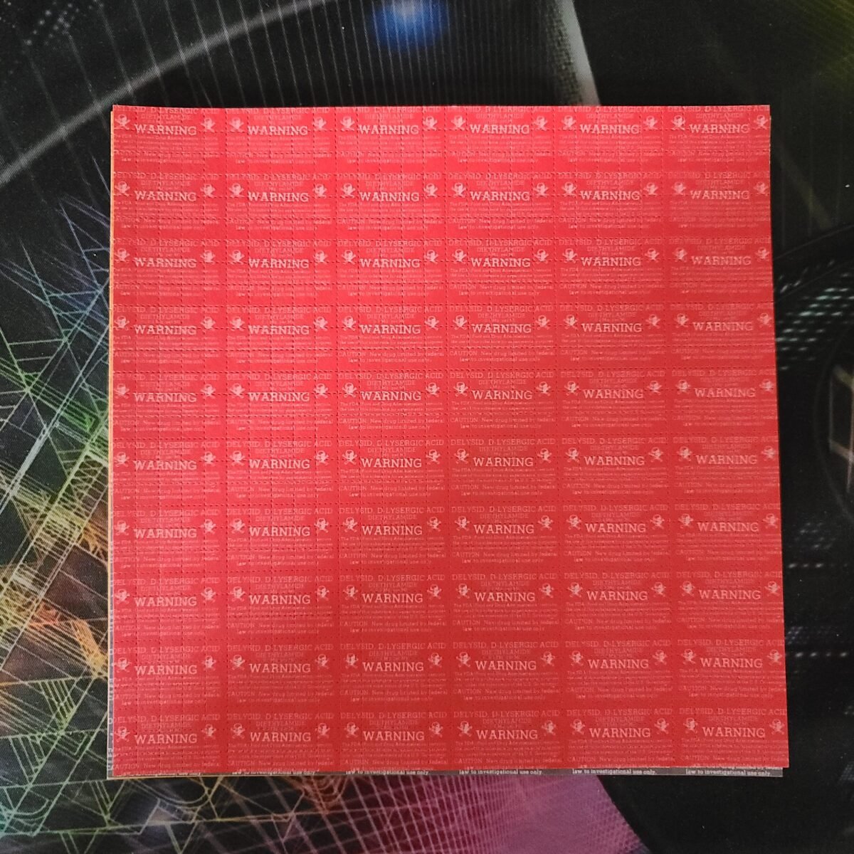 FDA Poison (Red) | Blotter Psychedelic Street Art