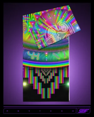 Psytech | Psychedelic Psychedelic Visionary Art Altar Cloth