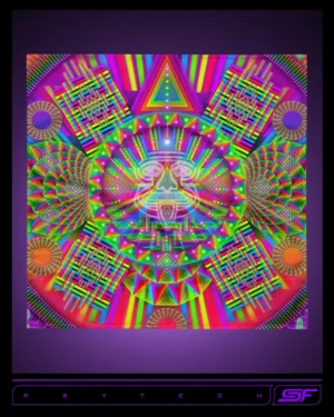 Psytech | Psychedelic Visionary Art Bandana