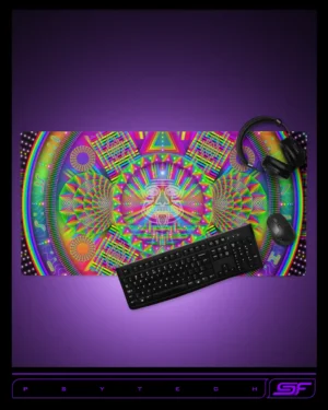 Psytech | Psychedelic Visionary Art Gaming Mouse Pad