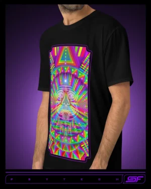 Psytech | Psychedelic Visionary Art Men's Graphic T-Shirt
