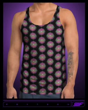 Psytech | Psychedelic Visionary Art Men's Tank Top