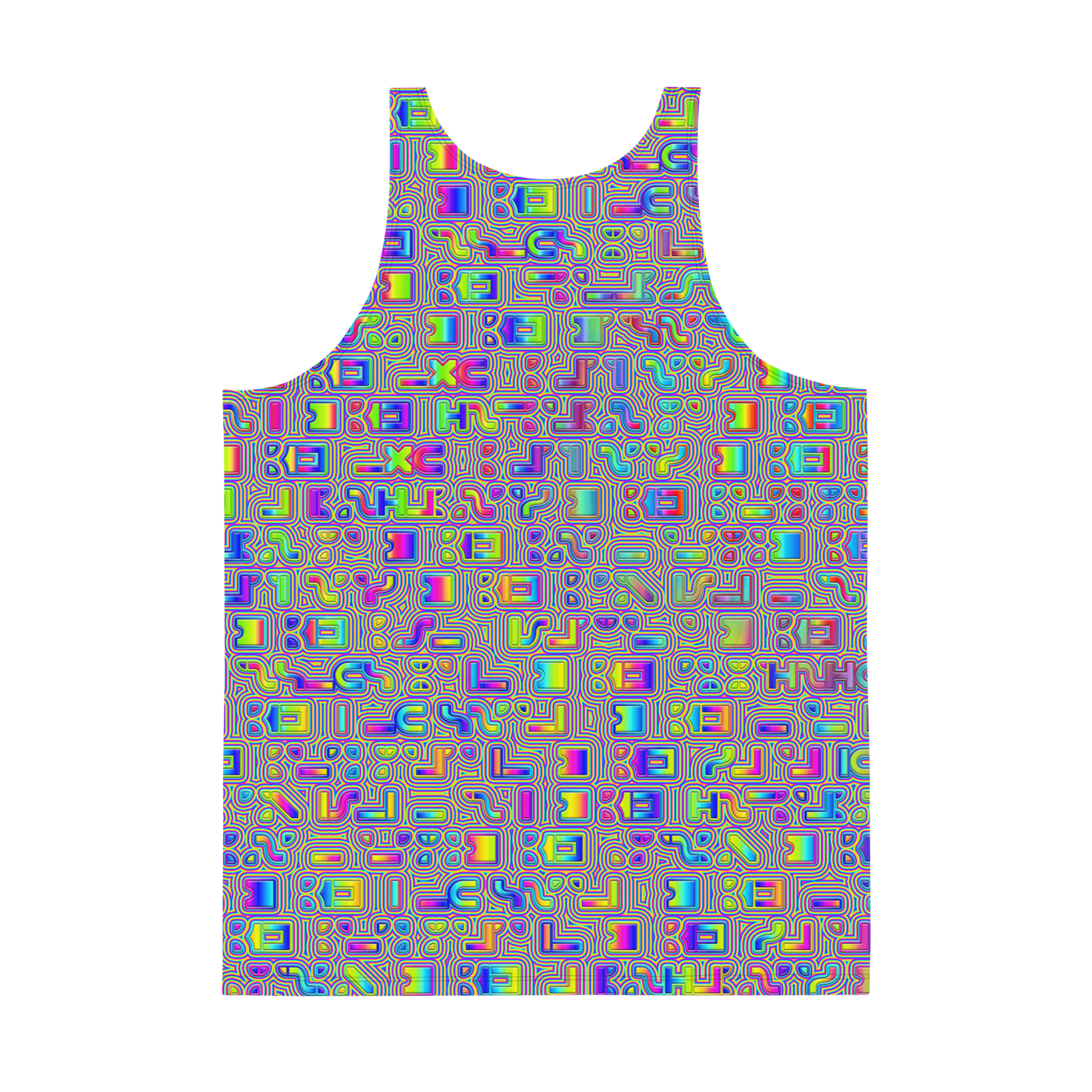 Psyliscious | Psychedelic Visionary Art Men's Tank Top - Image 2