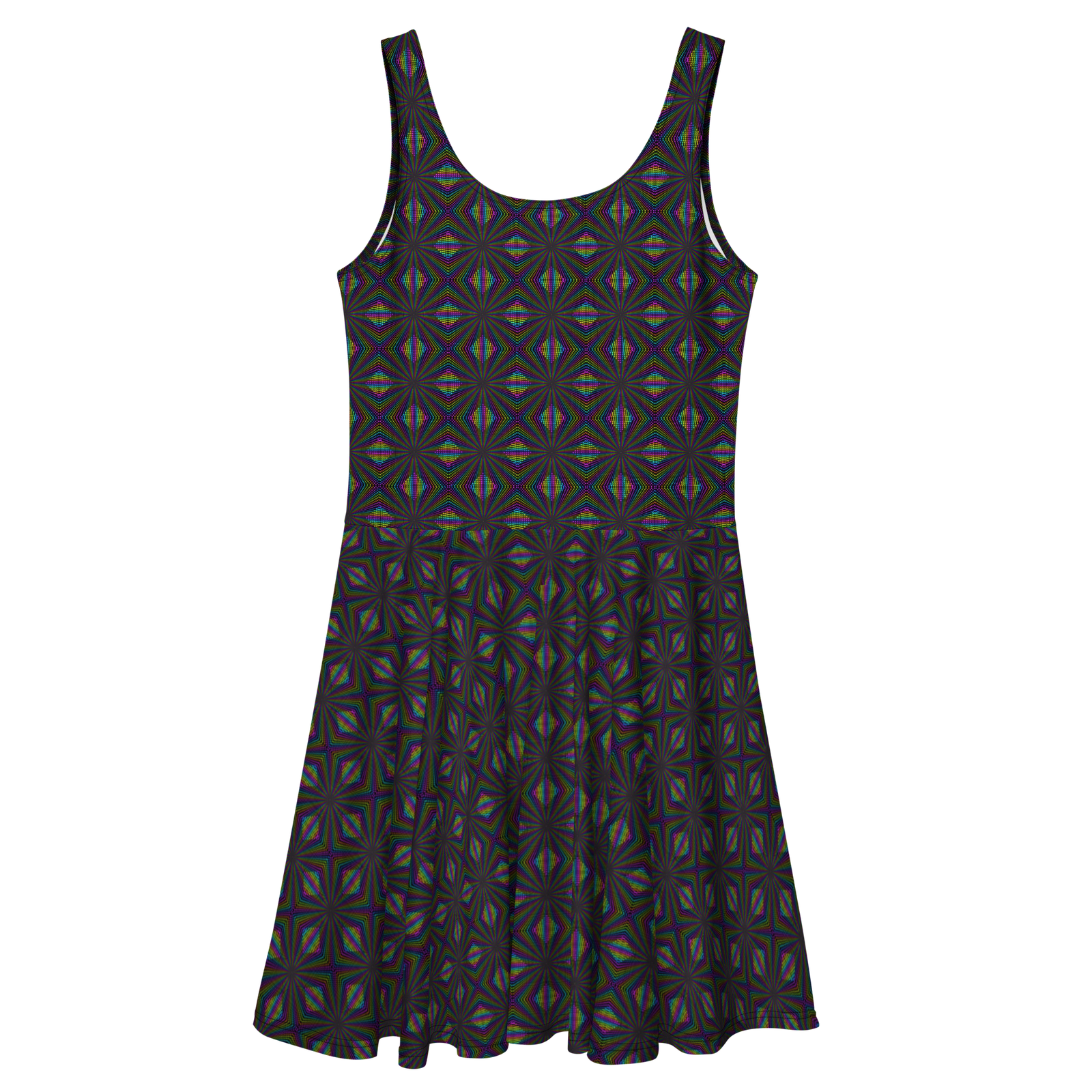 Fractalization | Psychedelic Visionary Art Skater Dress - Image 2