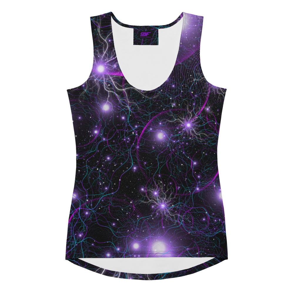 Laniakea | Psychedelic Visionary Art Women's Tank Top - Image 2