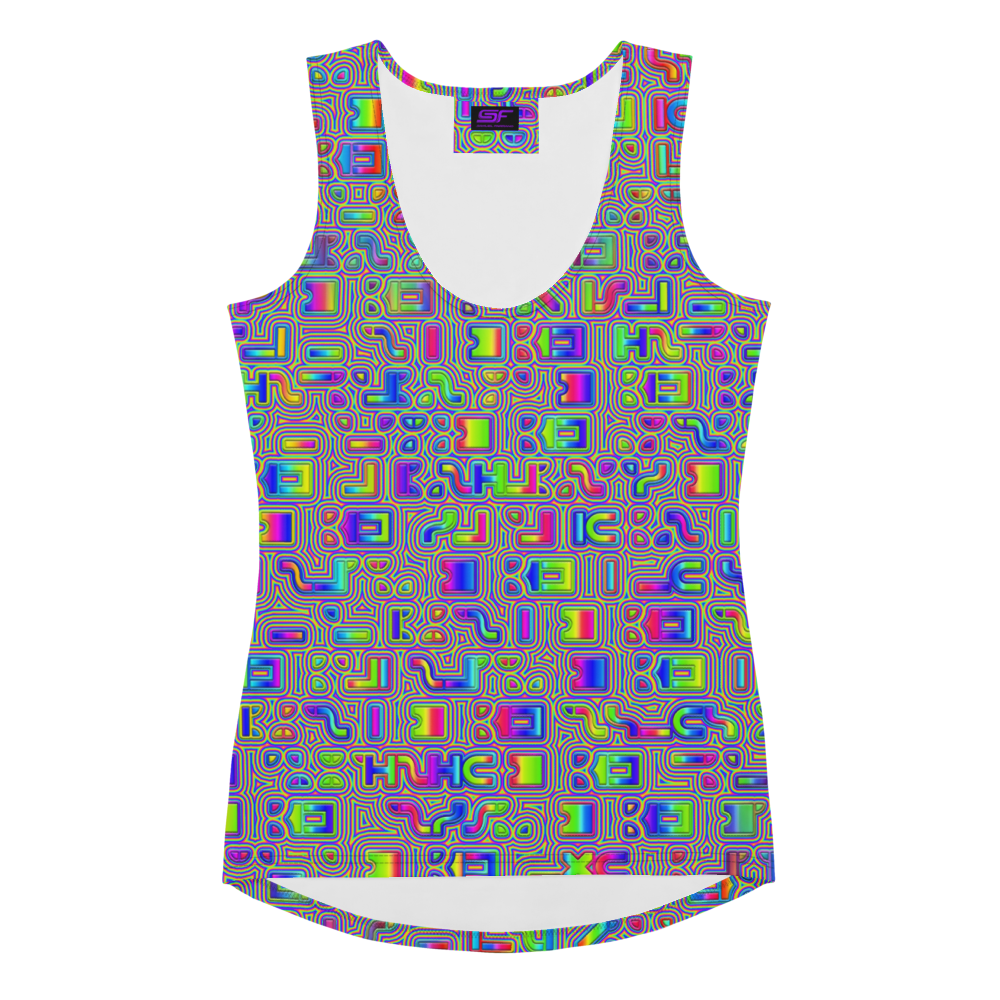 Psyliscious | Psychedelic Visionary Art Women's Tank Top - Image 2