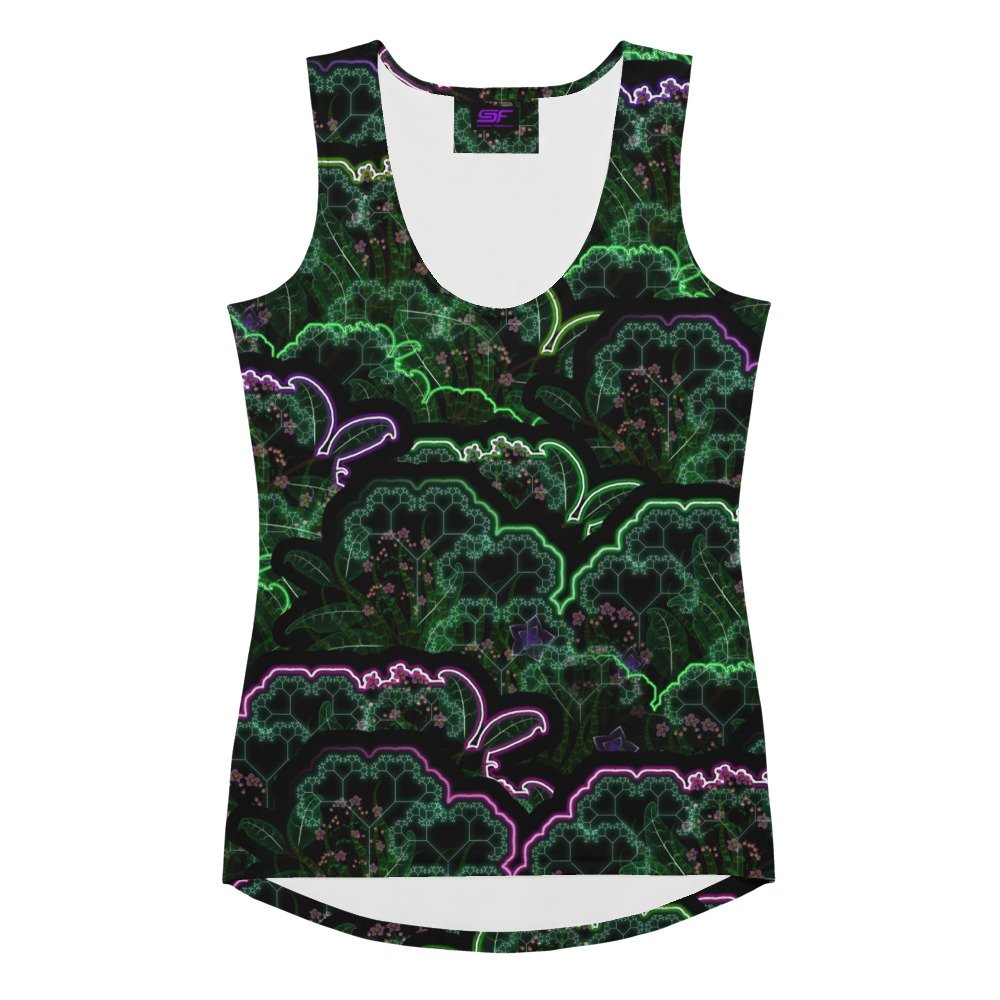 Biosynthebliss | Psychedelic Visionary Art Women's Tank Top - Image 2