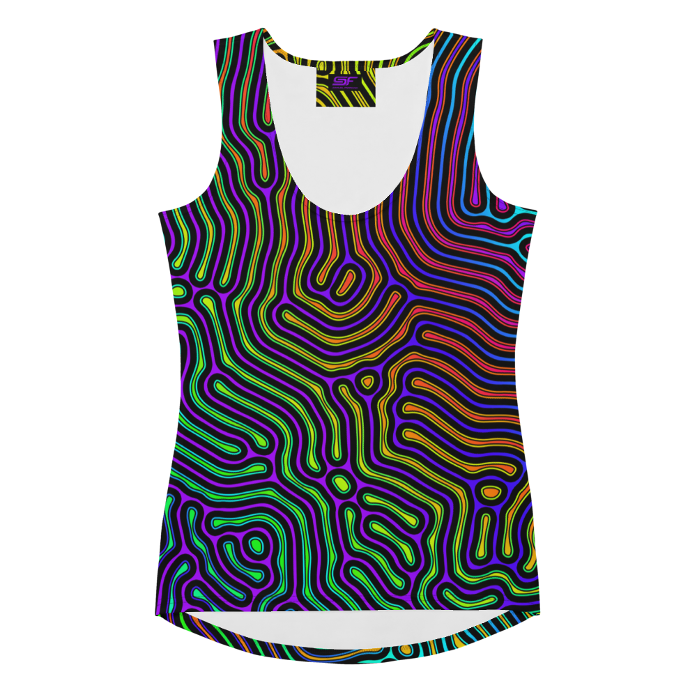 Biologic | Psychedelic Visionary Art Women's Tank Top - Image 2
