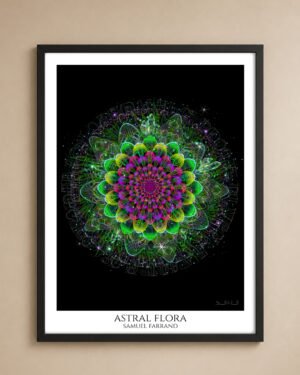 Astral Flora | Psychedelic Visionary Art Print