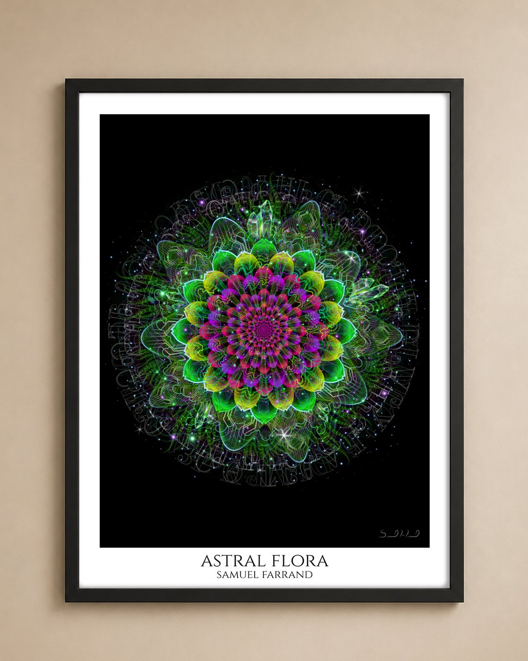 Astral Flora | Psychedelic Visionary Art Print