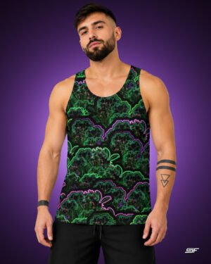 Biosynthebliss | Psychedelic Visionary Art Men's Tank Top