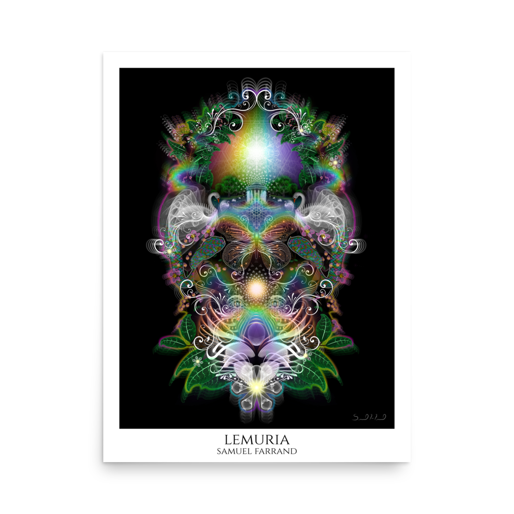 Lemuria | Psychedelic Visionary Art Print - Image 2