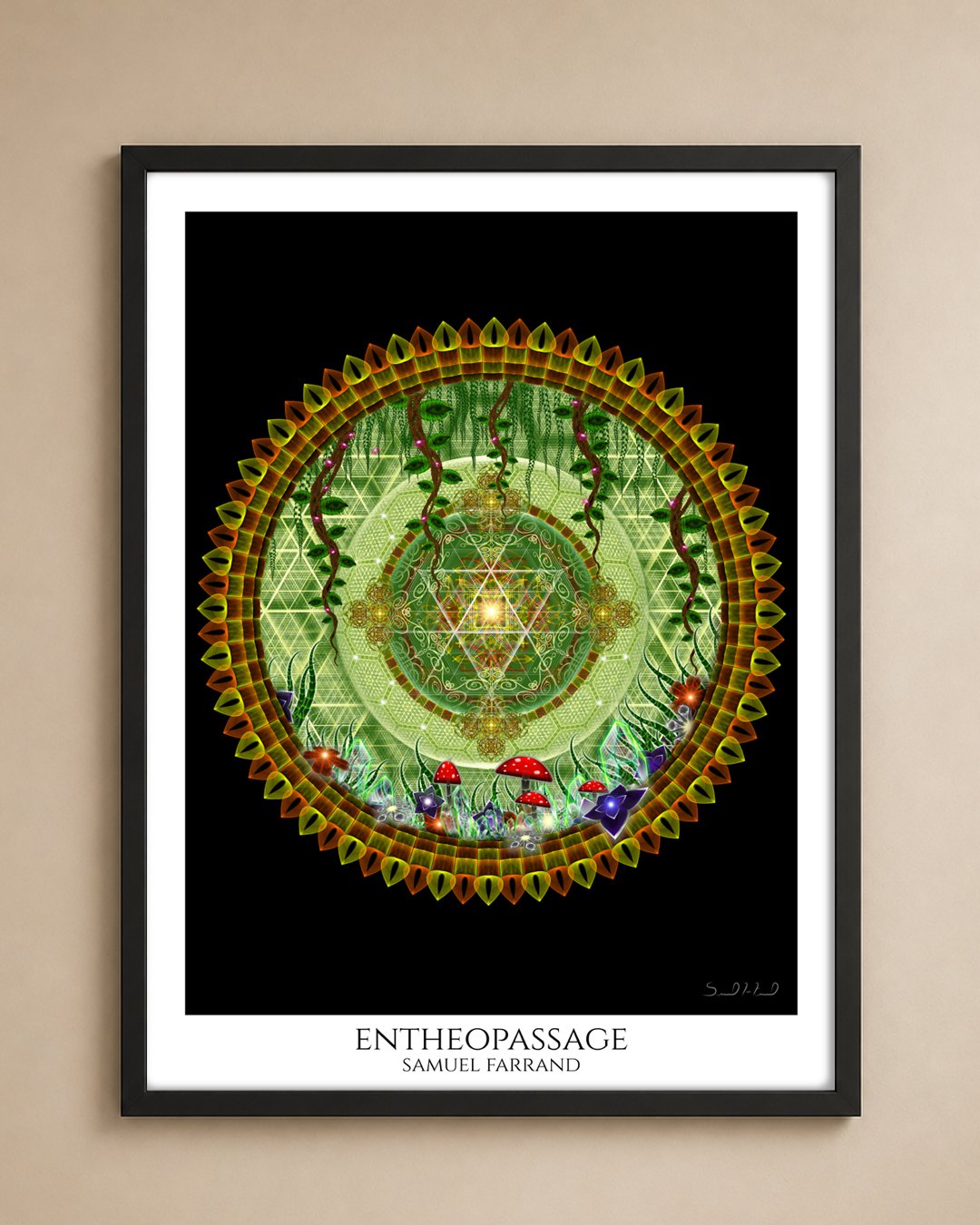 Entheopassage | Psychedelic Visionary Art Print